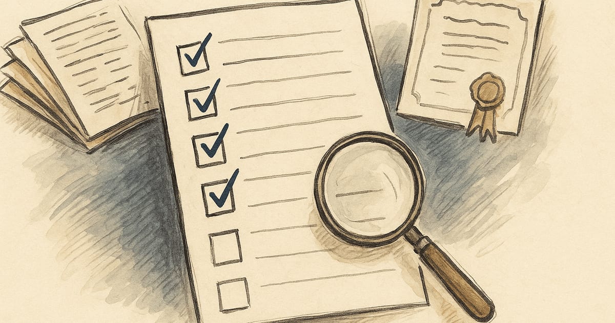 Capítulo 6: Avaliação de Fornecedores e Qualificação de Vendors